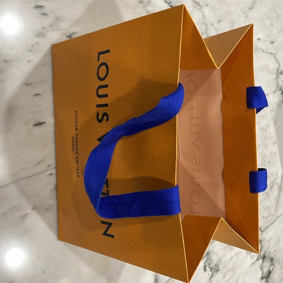 Louis Vuitton shopping bag. About 10 x 8 in size. - Picture 3 of 3